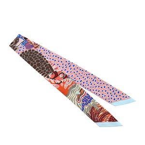 Hermes Pink Under the Waves Twilly